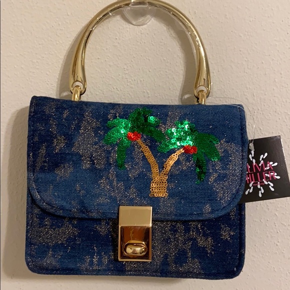 Olivia Miller Handbags - Olivia Miller Crossbody Mini bag denim